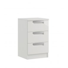 Miley High Gloss 3 Drawer Bedside Miley High Gloss 3 Drawer Bedside