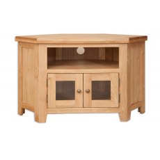 Beachcroft Light Oak Glazed TV Cabinet Beachcroft Light Oak Glazed TV Cabinet