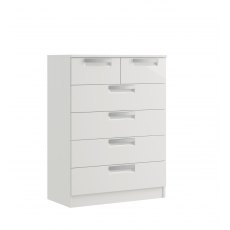Miley High Gloss 4+2 Drawer Chest Miley High Gloss 4+2 Drawer Chest