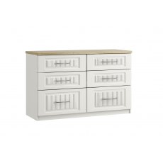Palma 6 Drawer Twin Chest Palma 6 Drawer Twin Chest