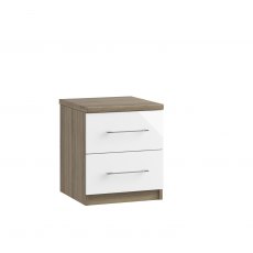Cologne 2 Drawer Bedside Cologne 2 Drawer Bedside