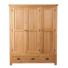 Beachcroft Light Oak 3 Door 2 Drawer Wardrobe Beachcroft Light Oak 3 Door 2 Drawer Wardrobe