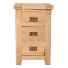 Beachcroft Light Oak 3 Drawer Bedside Beachcroft Light Oak 3 Drawer Bedside