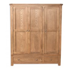 Beachcroft Rustic 3 Door 2 Drawer Wardrobe Beachcroft Rustic 3 Door 2 Drawer Wardrobe